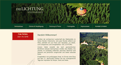 Desktop Screenshot of die-lichtung.at