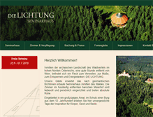 Tablet Screenshot of die-lichtung.at